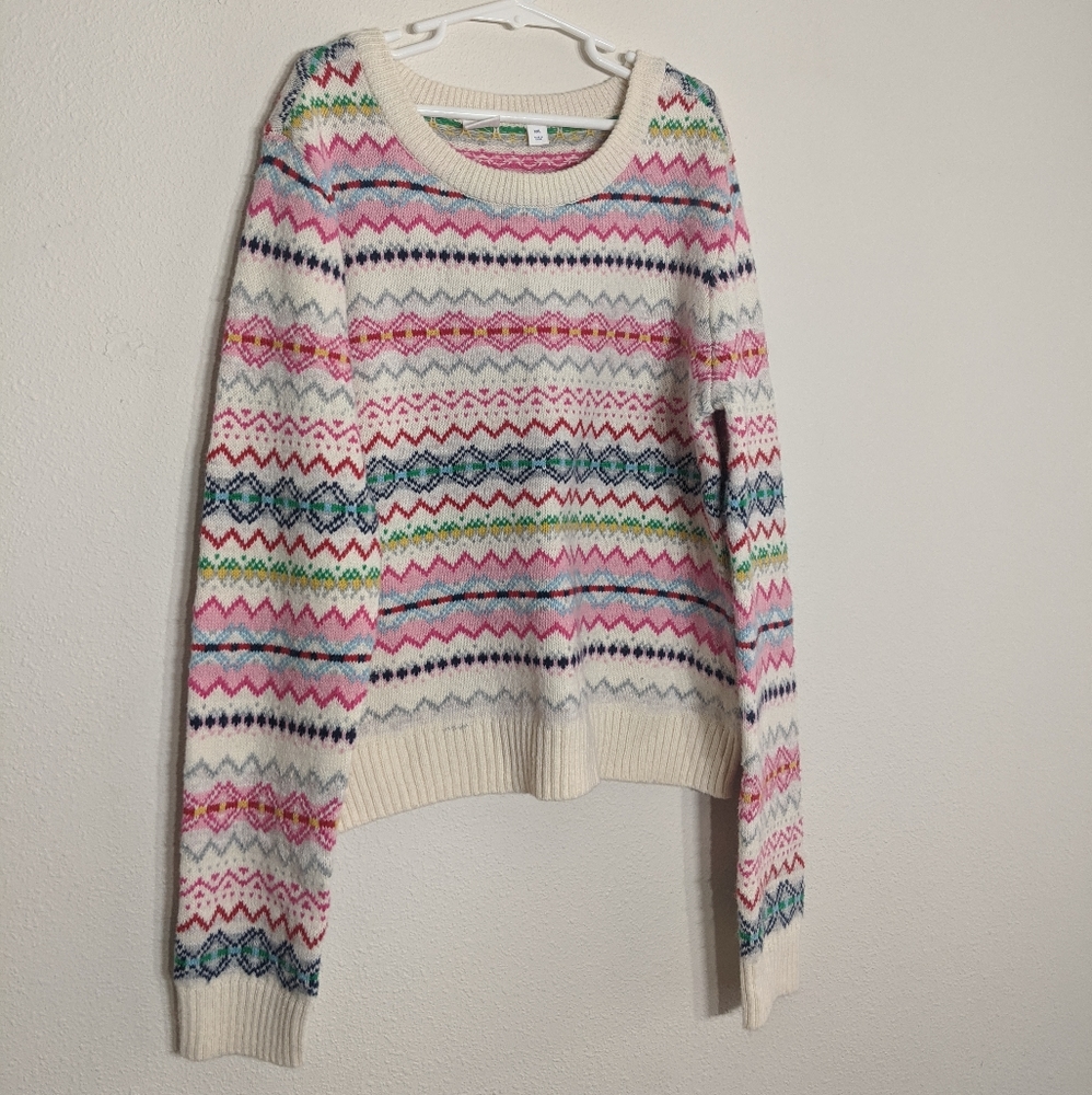 Girl's Fair Isle Gap Sweater XXL
